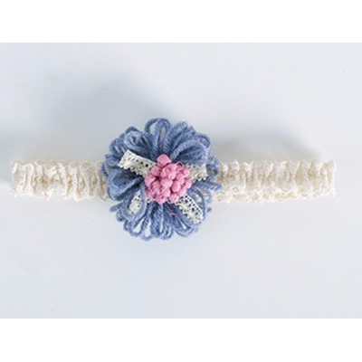 Fashion Handmade Wool Flower Crown Hair Accessories Girls Headband